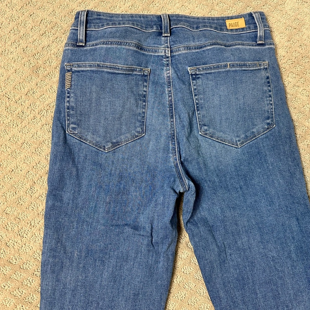 Sz 29 Paige Hoxton Slim Myla Wash stretch straight leg - Picture 4 of 10